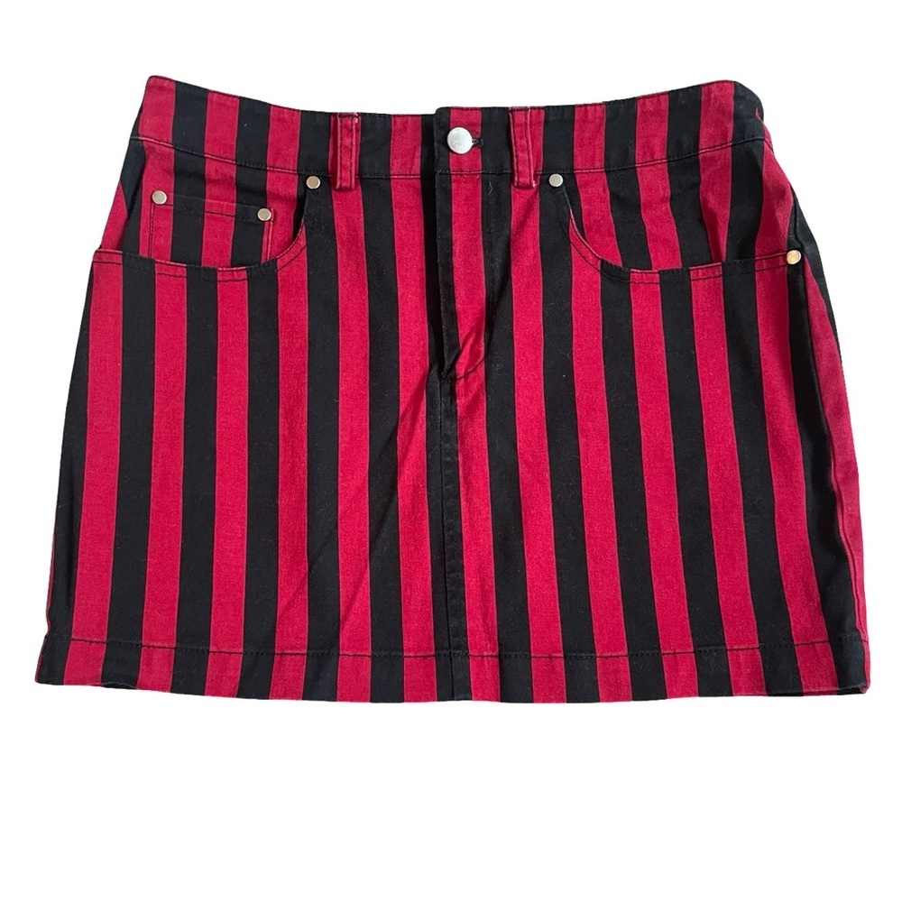 Rebecca Minkoff Striped Mini Skirt – Size 2